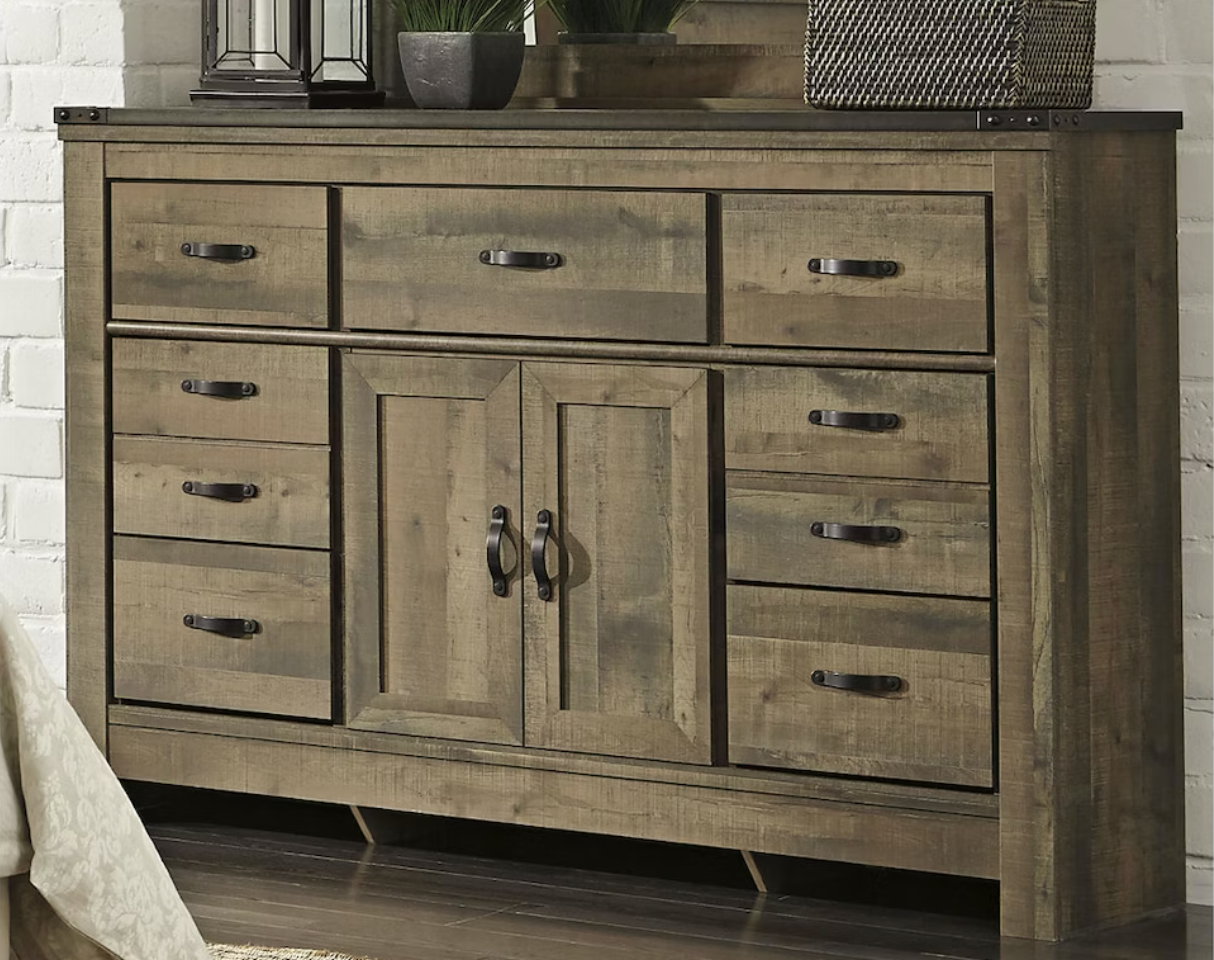 Dresser with fireplace deals