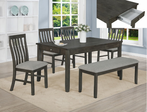 Charcoal gray best sale dining chairs