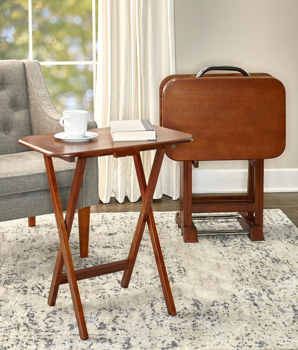 Delta Brown Tray Tables Community Furnishings