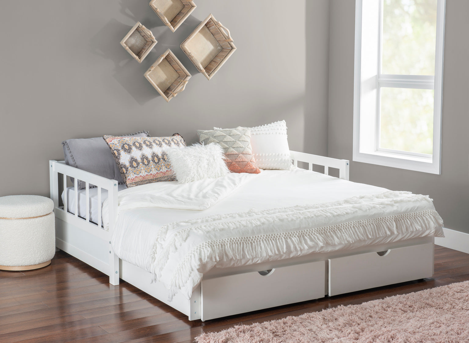 WEEKLY or MONTHLY. White Hope Eternal Twin Daybed – Community Furnishings