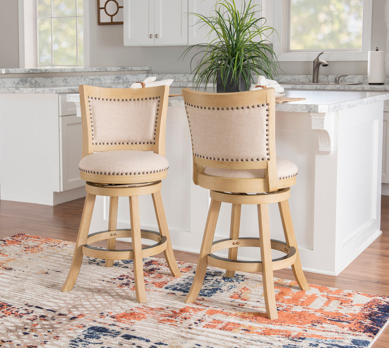 Drift oak best sale bar stool