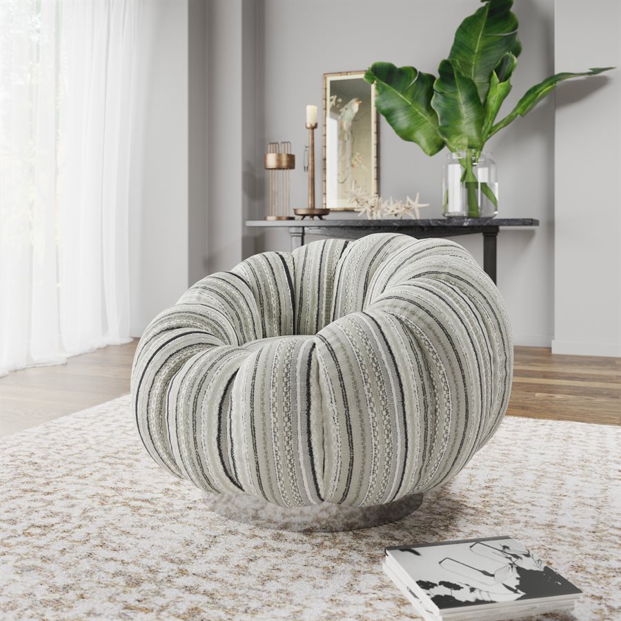 Lily swivel outlet chair