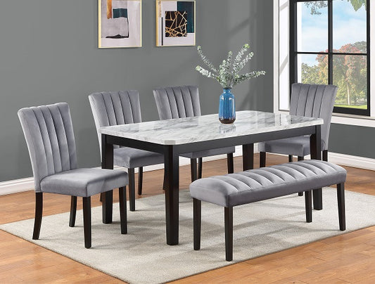 WEEKLY or MONTHLY. Pascual Dining Table & 4 Chairs & Bench