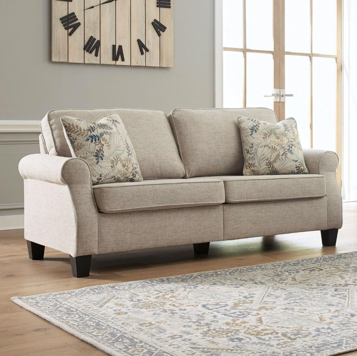 WEEKLY or MONTHLY. Alishoo Sesame Couch and Loveseat