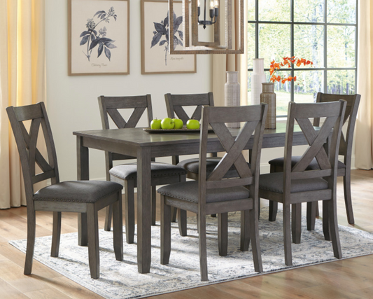 WEEKLY or MONTHLY. Brooklyn Dining Table & 6 Side Chairs
