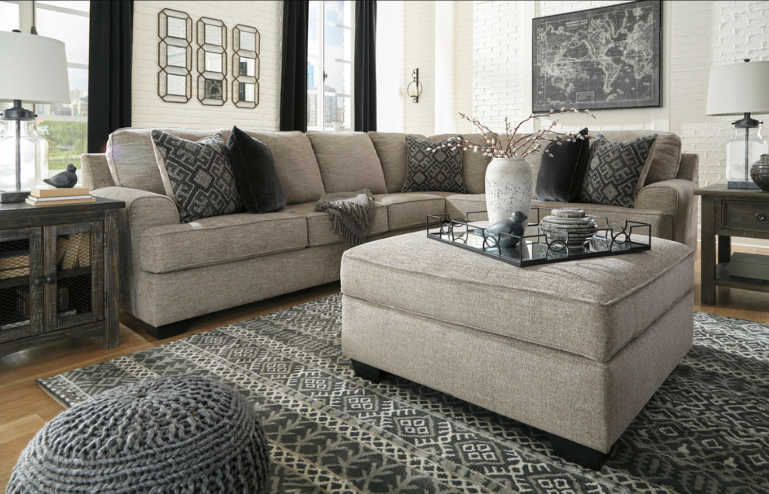 WEEKLY or MONTHLY. Sweet Bavarian Sectional Community Furnishings