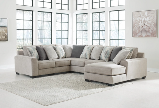 WEEKLY or MONTHLY. Arlene Chaise Sectional