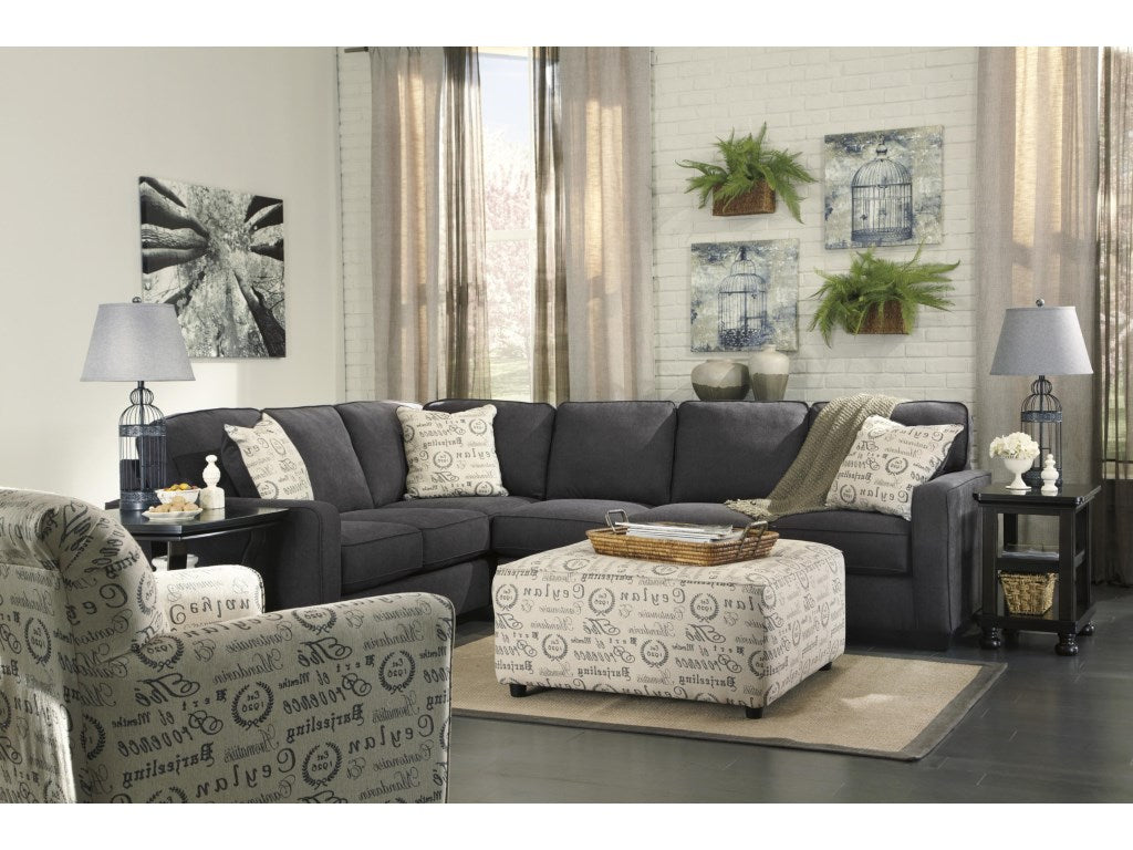 WEEKLY or MONTHLY. Alenya Charcoal Sofa and Loveseat
