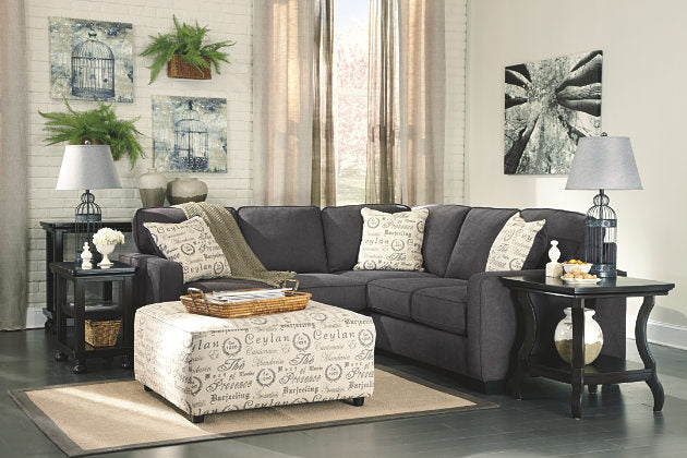 WEEKLY or MONTHLY. Alenya Charcoal Medium Sectional