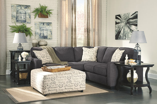 Alenya charcoal deals laf extended sectional