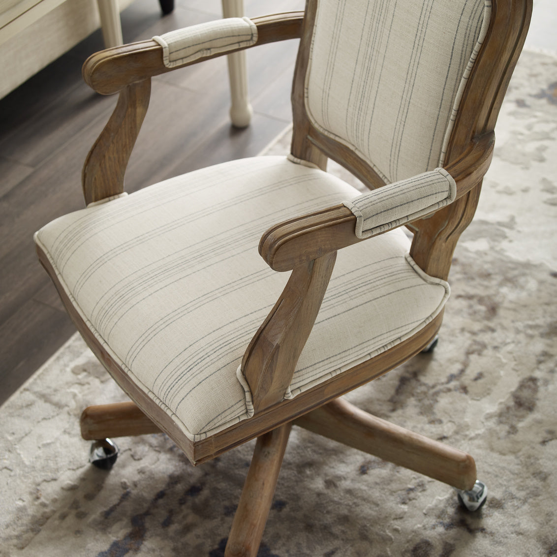 WEEKLY or MONTHLY. Marlene Striped Home Office Chair