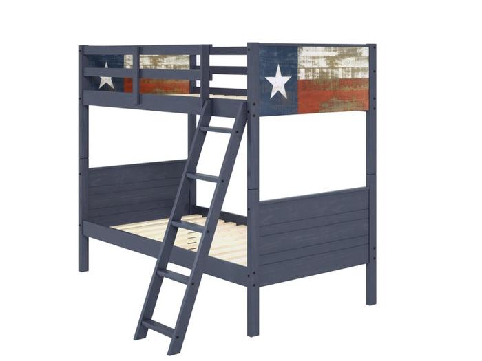 WEEKLY or MONTHLY. Bless Texas Blue Bunk Bed