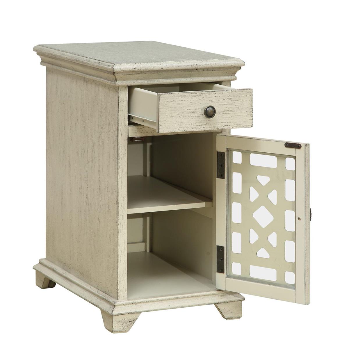 WEEKLY or MONTHLY. Millstone Ivory Chairside Table
