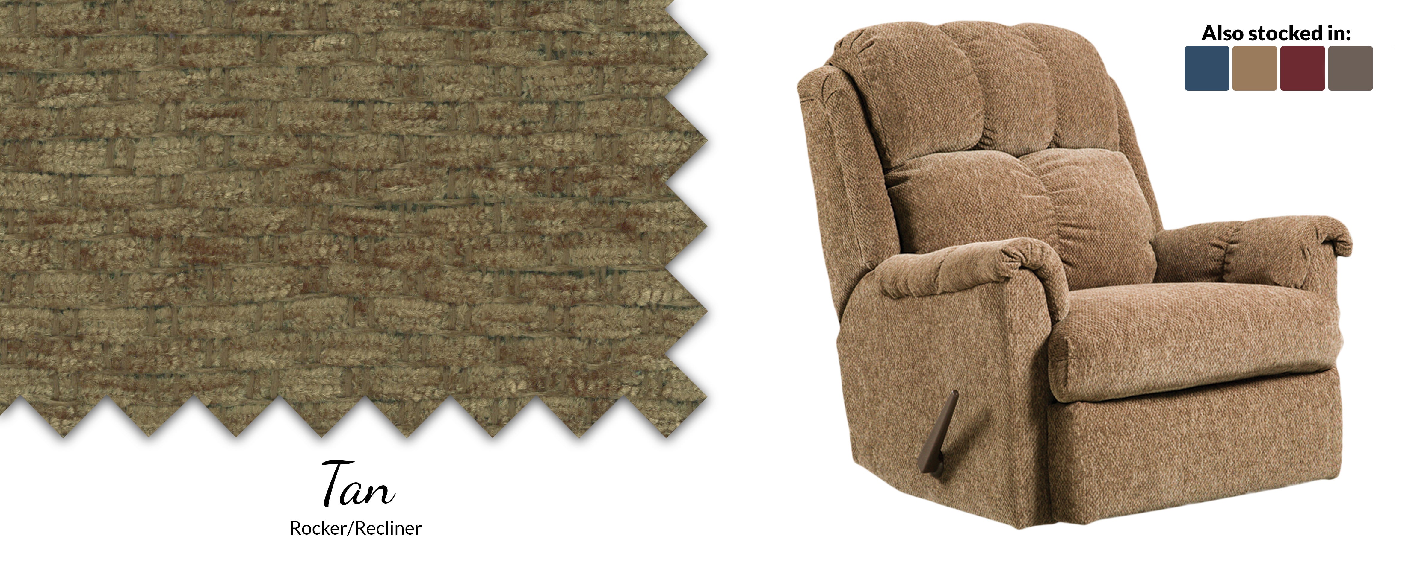 Tan deals rocker recliner