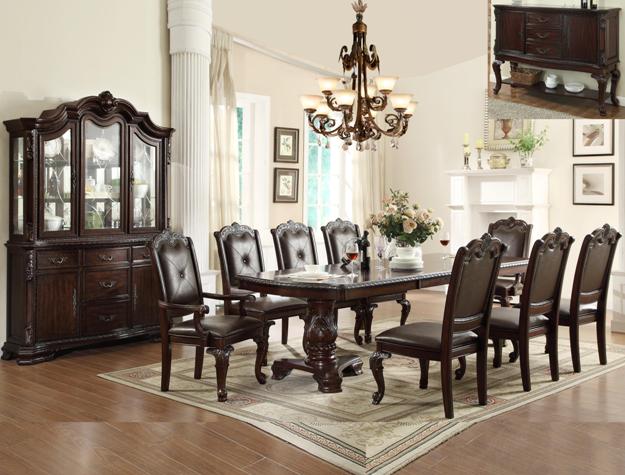 WEEKLY or MONTHLY. Kiera Gray Dining Table & 6 Side Chairs & 2 Armchairs