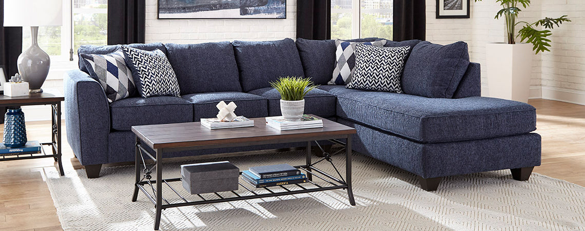 WEEKLY or MONTHLY. Endurance Denim Sectional