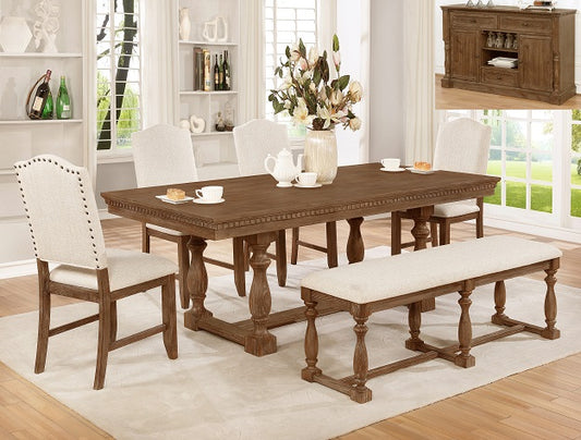 WEEKLY or MONTLY. Regent Standard Dining Table & 4 Chairs & Bench