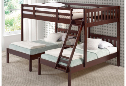 WEEKLY or MONTHLY. Dark Cappuccino 6-Stacker Smart Strong Bunk Bed