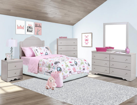 WEEKLY or MONTHLY. Rollins Kate White Bedroom Group