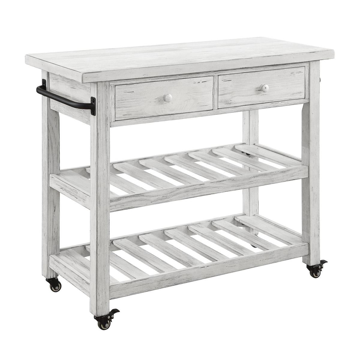 WEEKLY or MONTHLY. Orchard Brown Kitchen Cart