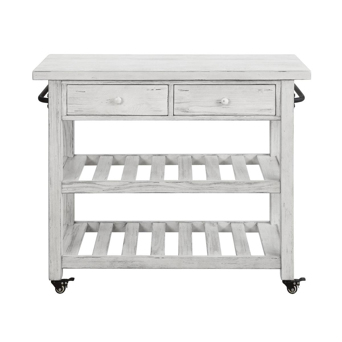 WEEKLY or MONTHLY. Orchard Brown Kitchen Cart