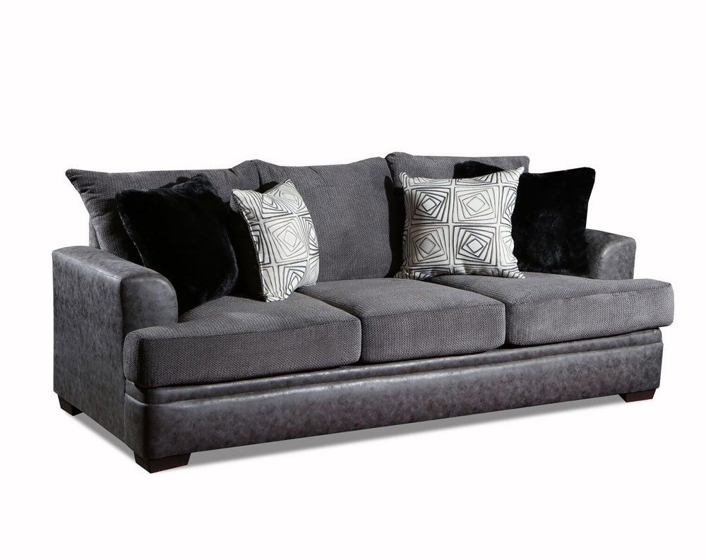 WEEKLY or MONTHLY. Akan Graphite Couch Set