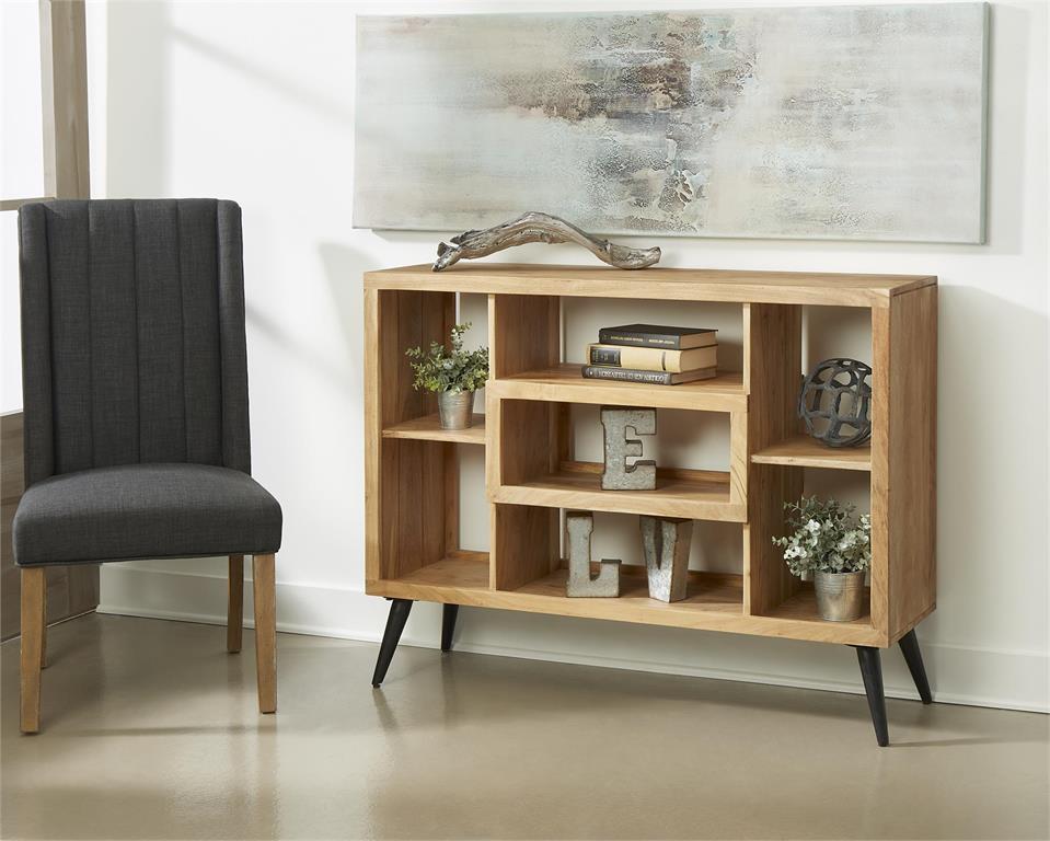 WEEKLY or MONTHLY. Strong Acacia Bookshelf or Media Console