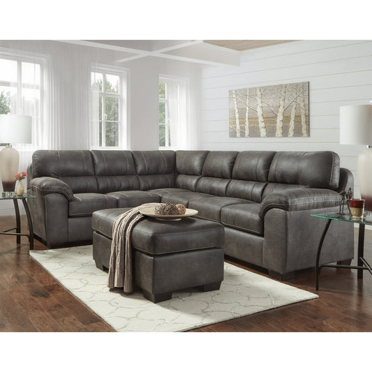 WEEKLY or MONTHLY. Awesome Ashen Gray Sectional