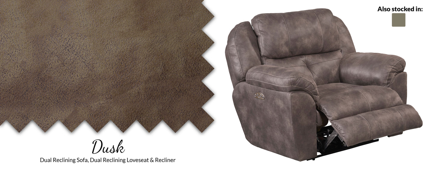 WEEKLY or MONTHLY. Ferrington Steel Power Recliner with PWR Headrest