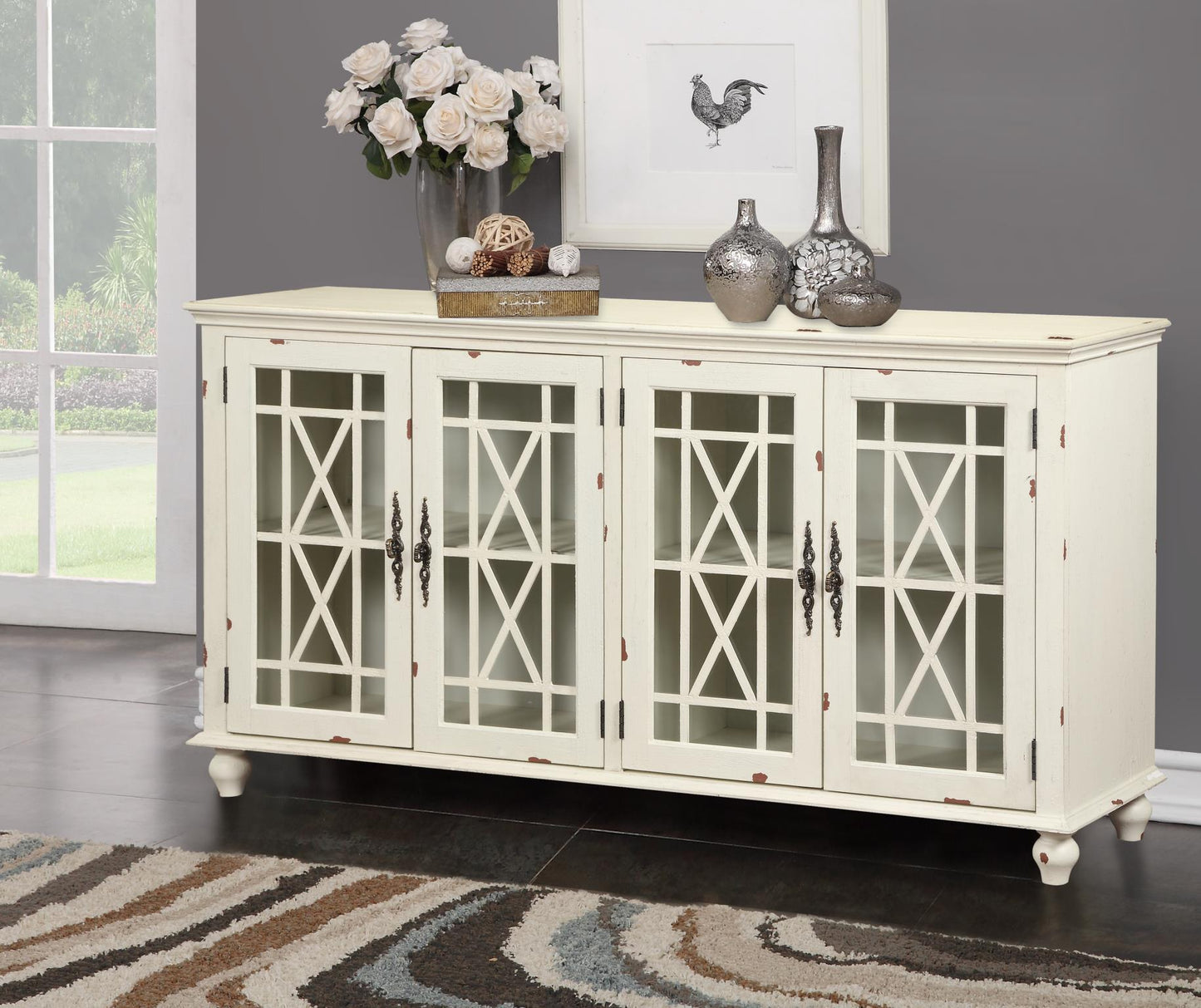 WEEKLY or MONTHLY. Minty Fresh Accent Console