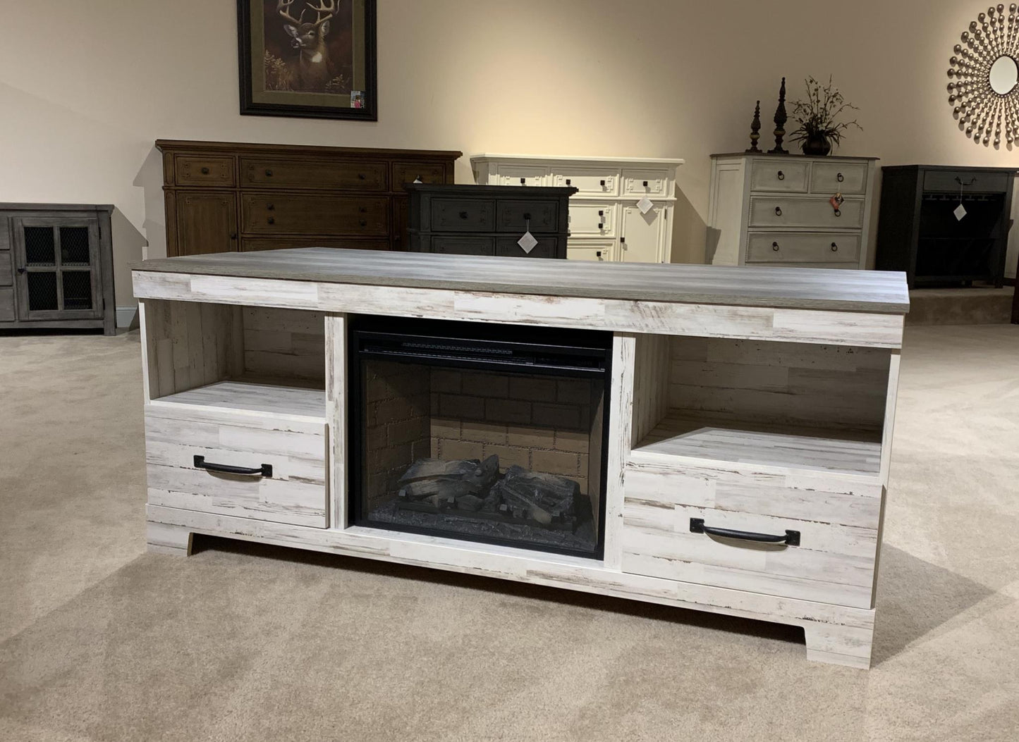 WEEKLY or MONTHLY. Aspen Two Door Entertainment Console