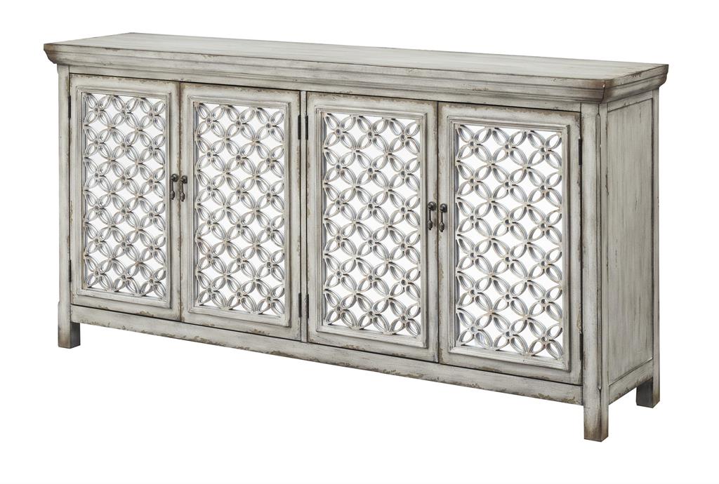 WEEKLY or MONTHLY. Gracy Grey Cute Flower Media Console
