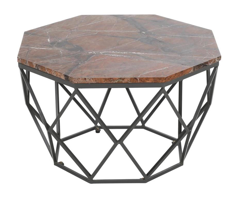 WEEKLY or MONTHLY. Corando Earth Marble Top Coffee Table