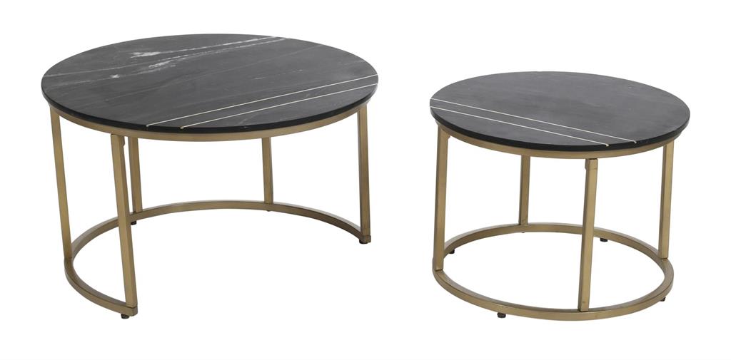WEEKLY or MONTHLY. Kayla Black and Gold Coffee Table