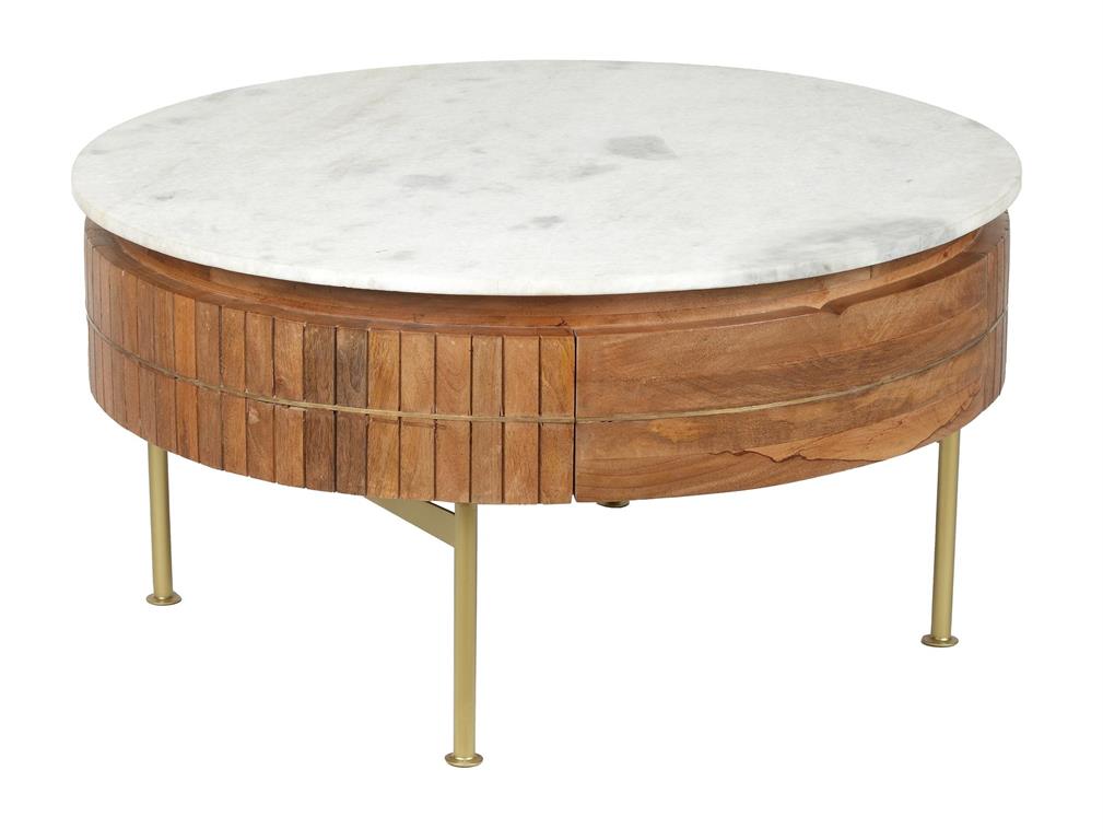 WEEKLY or MONTHLY. Rian Marble Coffee Table
