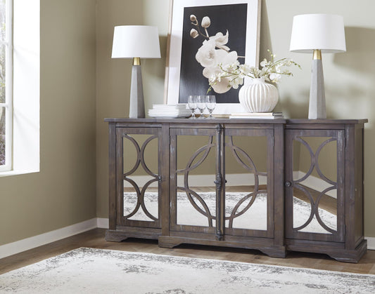 WEEKLY or MONTHLY. Adelheid Taupe Media Console