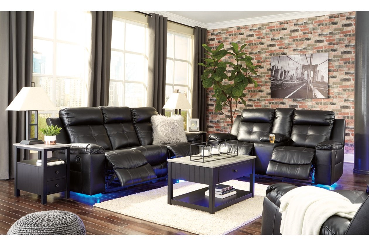 WEEKLY or MONTHLY. Krypton Black LED Lights Sofa and Loveseat