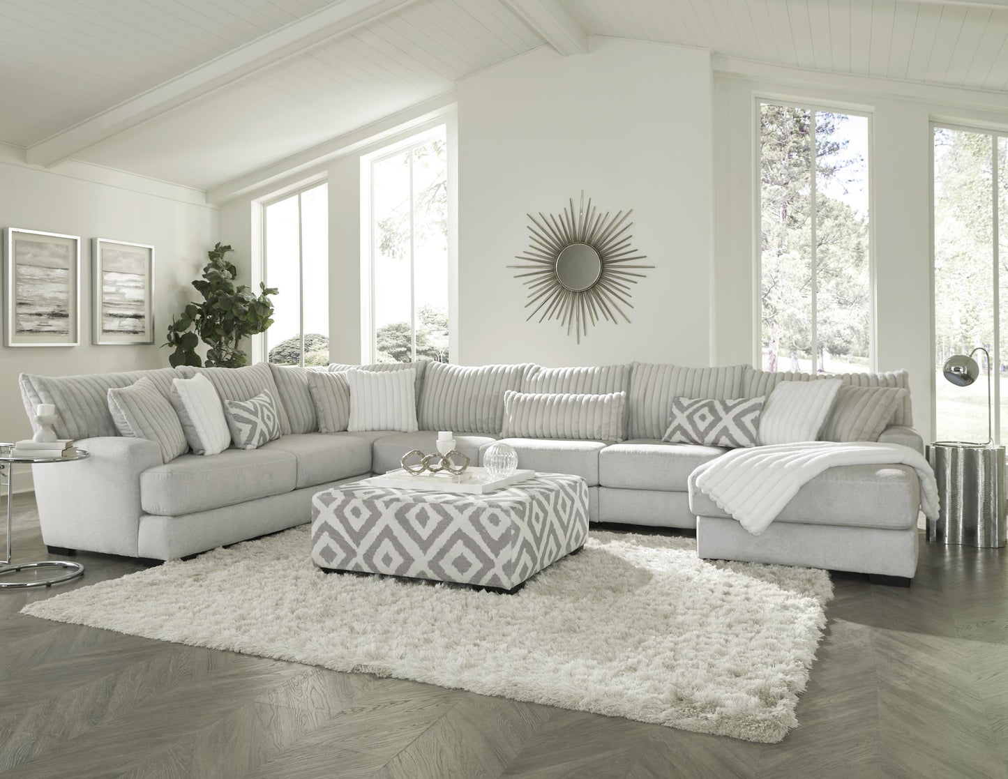 WEEKLY or MONTHLY. Chunky Cloud Chofa Sectional