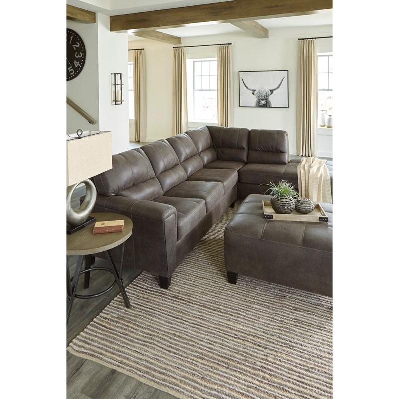 WEEKLY or MONTHLY. Mist Baby Navvi Smoke Sectional