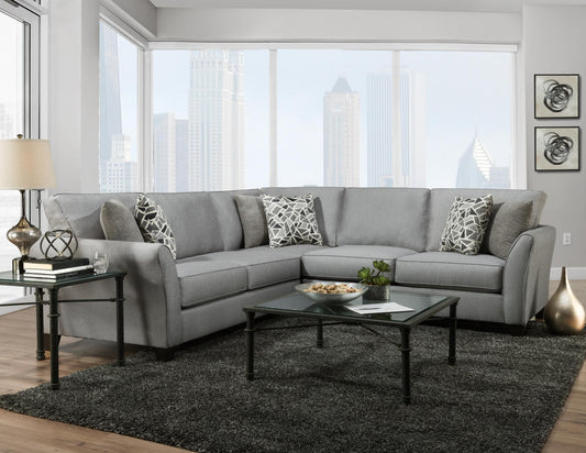 WEEKLY or MONTHLY. Silver Donna Sectional