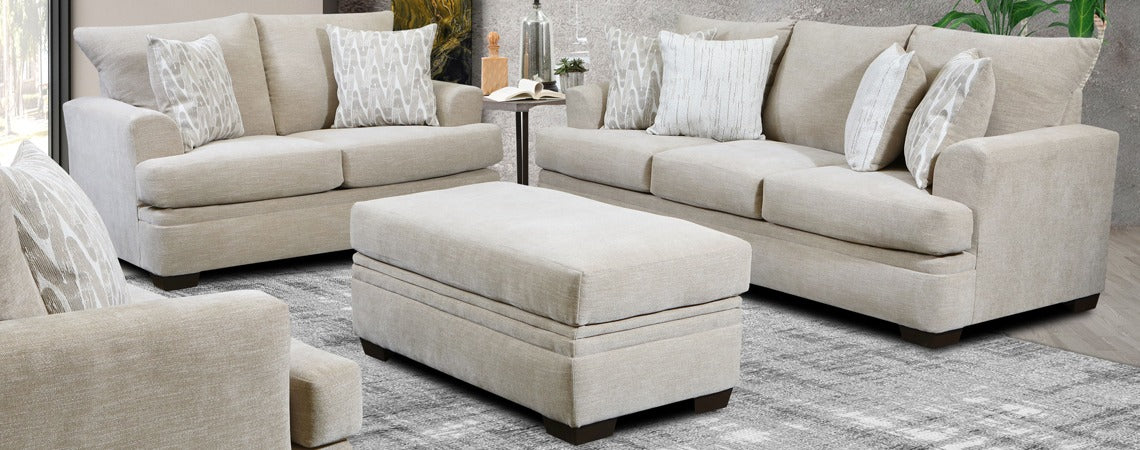 WEEKLY or MONTHLY. Adrian Tan Couch and Loveseat