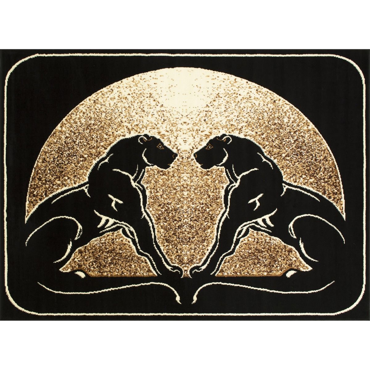 Double Panther Rug