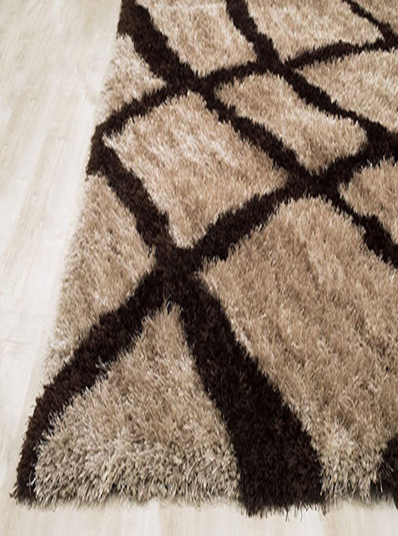 Mocha Mix with Fine Lines Rug