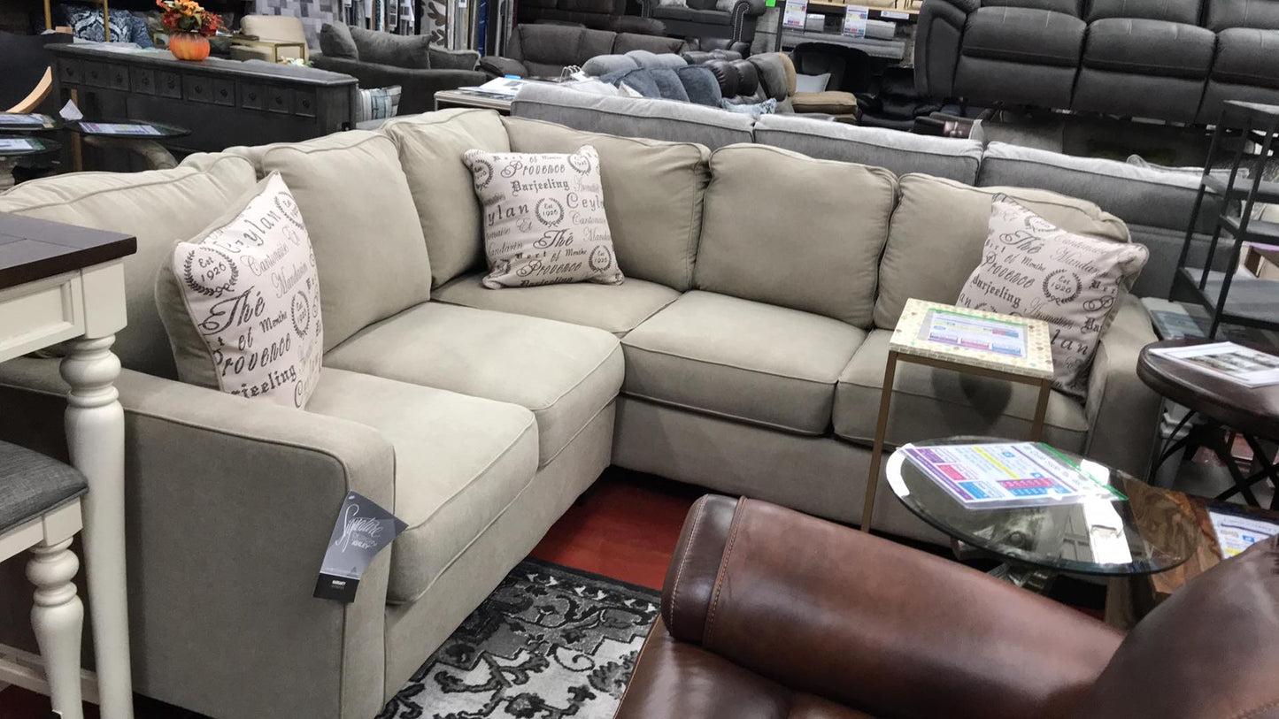 WEEKLY or MONTHLY. Alenya Charcoal Medium Sectional