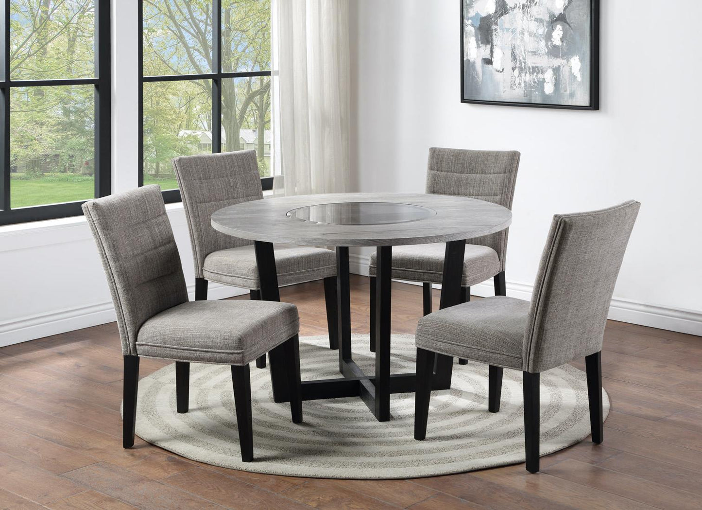 WEEKLY or MONTHLY. Washington Rectangular Table & 6 Side Chairs