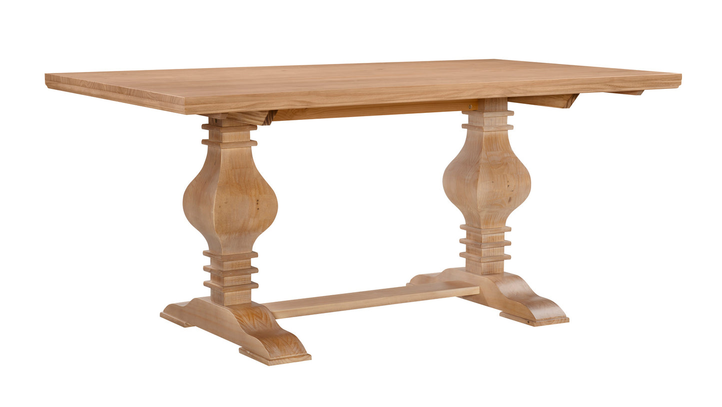 WEEKLY or MONTHLY. Rustic Honey Banks Dining Table