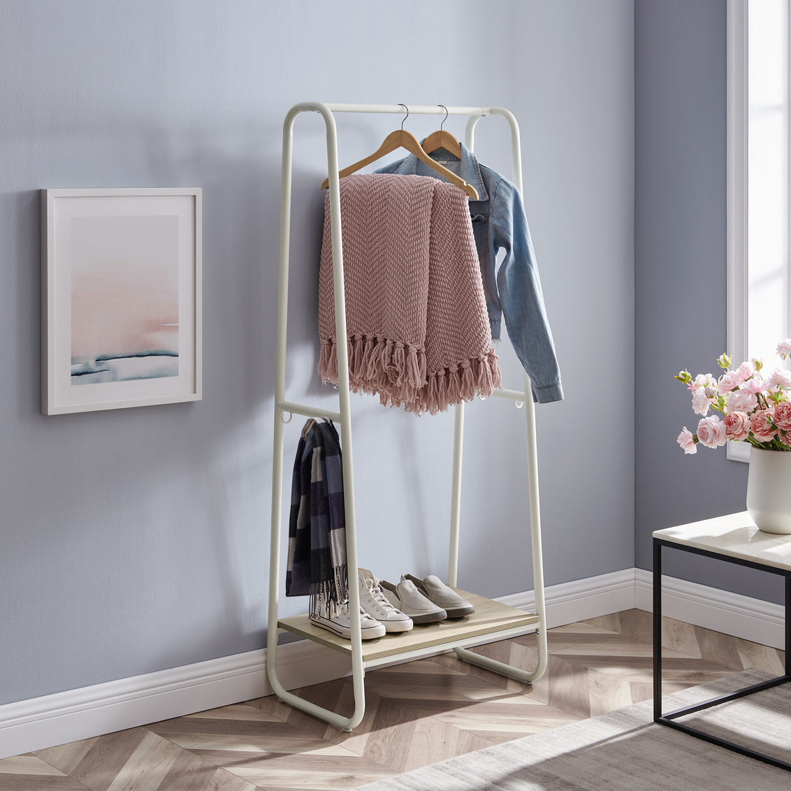 Clothes discount shoe rack