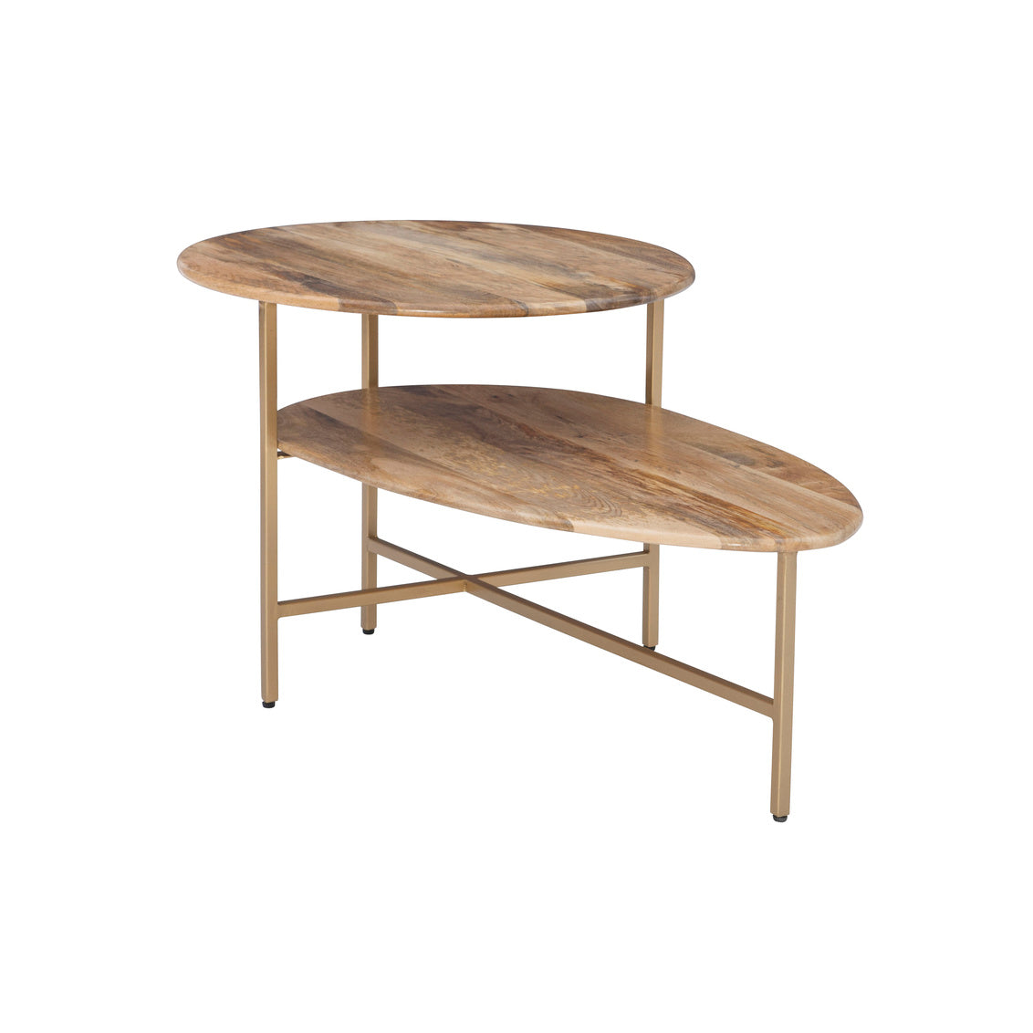 WEEKLY or MONTHLY. Cleo Natural Gold Coffee Table