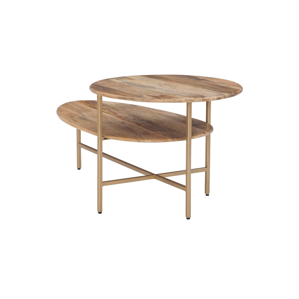 WEEKLY or MONTHLY. Cleo Natural Gold Coffee Table