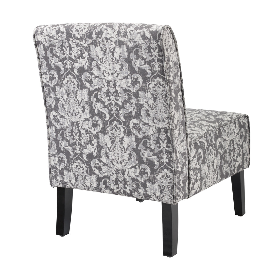 Coco Gray Damask Accent Chair
